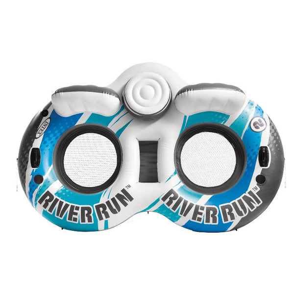 Intex River Run 2 Blue Rapids Inflatable Floating Lake Tube Inflatables