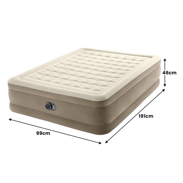 Intex Dura Beam Deluxe Queen Ultra Plush Air Mattress Mattresses