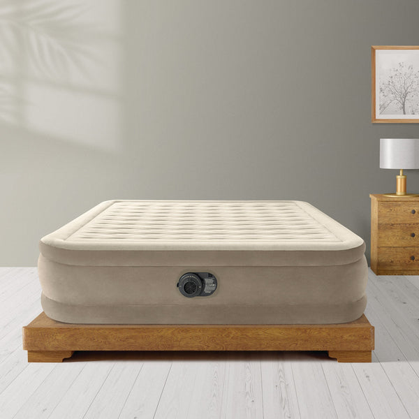 Intex Dura Beam Deluxe Queen Ultra Plush Air Mattress Mattresses