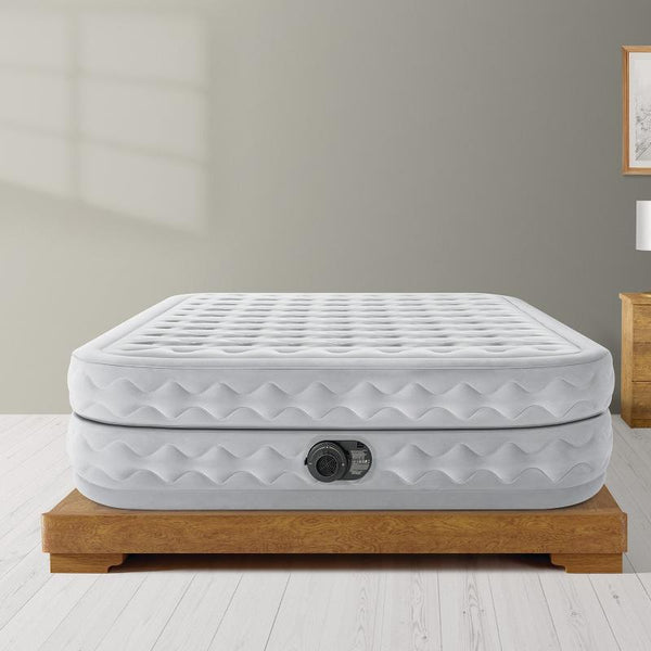 Intex Dura Beam Deluxe Supreme Air Flow Mattress Queen Mattresses