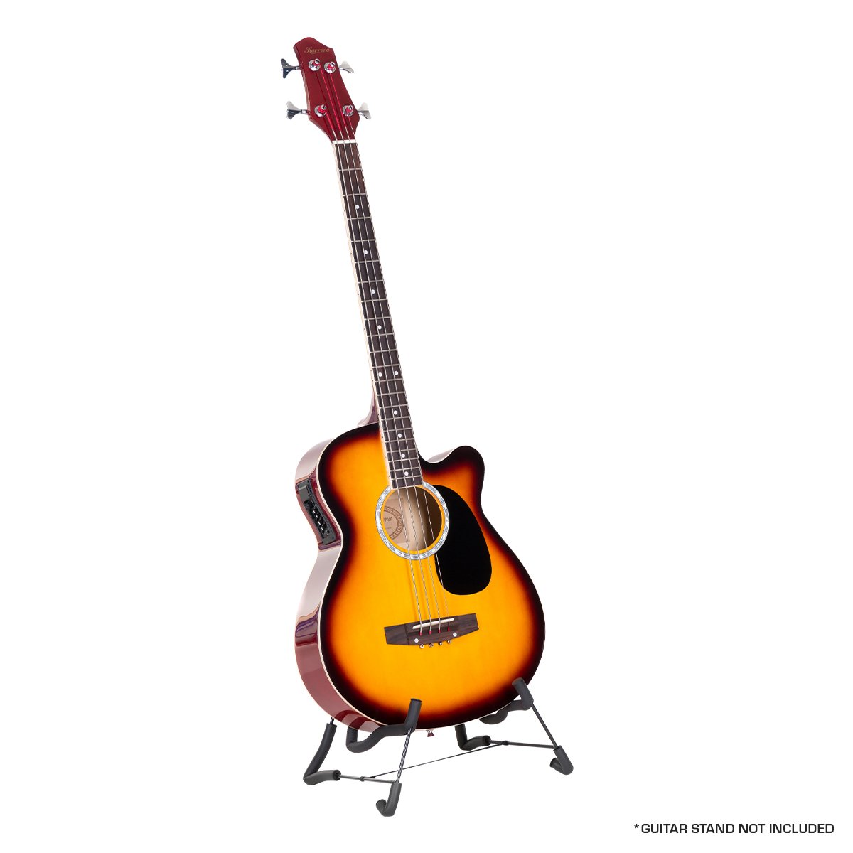 Karrera 43In Acoustic Bass Guitar Sunburst Acoustic Guitars