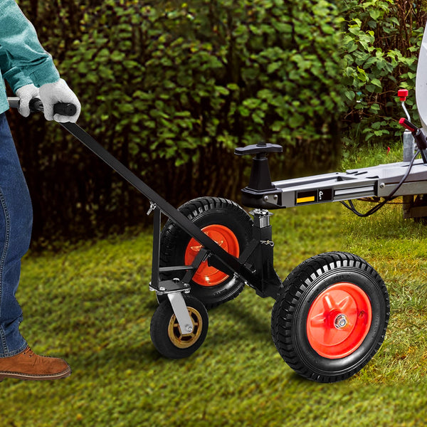 Kartrite 3 Wheel Adjustable Trailer Dolly Heavy Duty Caravan Mover 1000 Lbs Tongue Capacity Durable Transport Solution Workshop Dollies