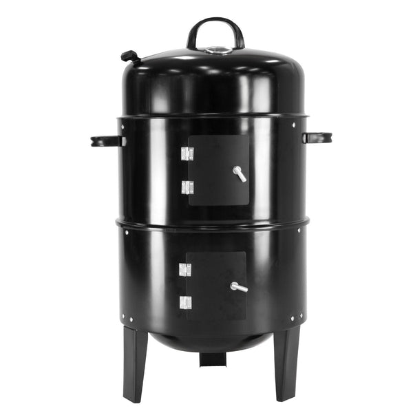 Wallaroo Charcoal Bbq Smoker Three In One Outdoor Barbecue Grill Home And Garden Barbecues Grills & Smokers