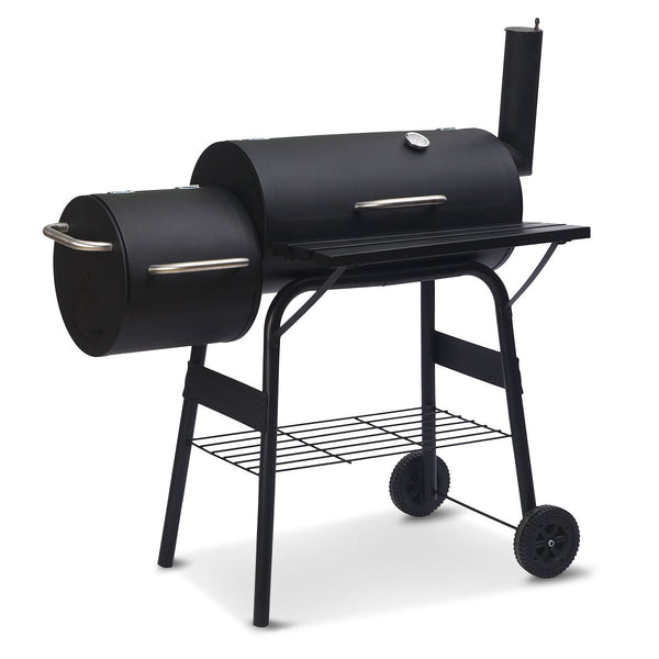 Wallaroo Outdoor Barbecue Grill And Offset Smoker For Garden Cooking Heating Barbecues Grills & Smokers