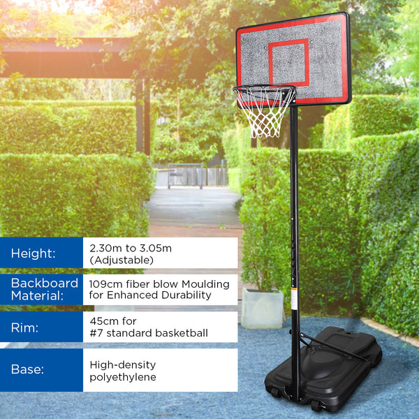 Kahuna Height Adjustable Basketball Backboard Portable Stand Sports Equipment Basketball Backboards