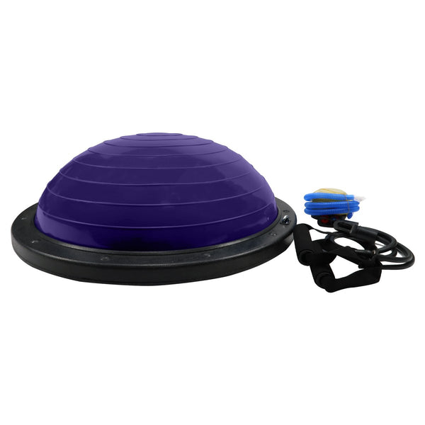 Powertrain Fitness Yoga Ball Home Gym Workout Balance Trainer Purple Exercise Balls