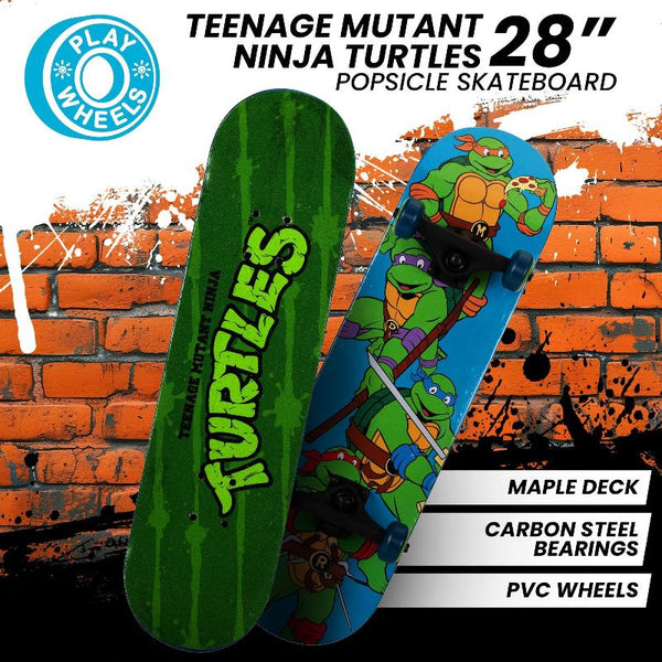 Kryptonics Teenage Mutant Ninja Turtles 28 Inch Time Popsicle Skateboard Skateboards