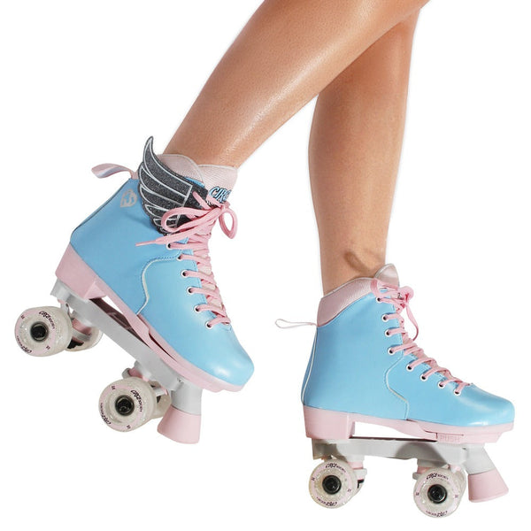 Roller Skates Circle Society Adjustable Kids Quad In Cotton Candy