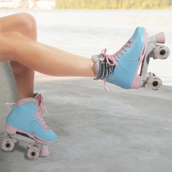 Roller Skates Circle Society Adjustable Kids Quad In Cotton Candy