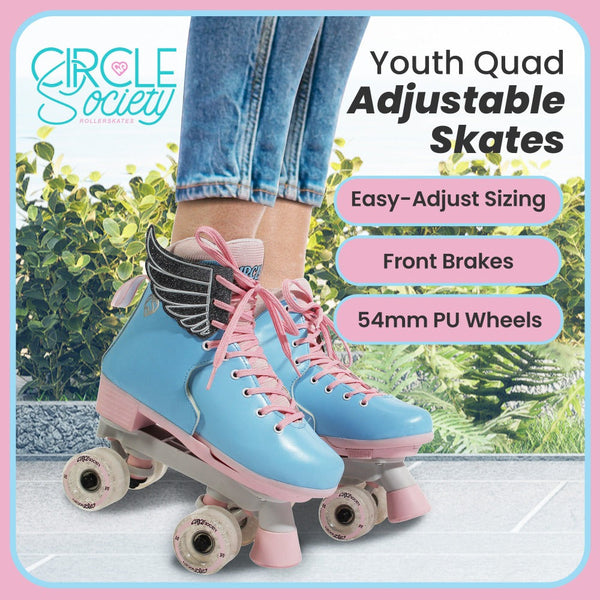 Circle Society Kids Quad In Cotton Candy Roller Skates