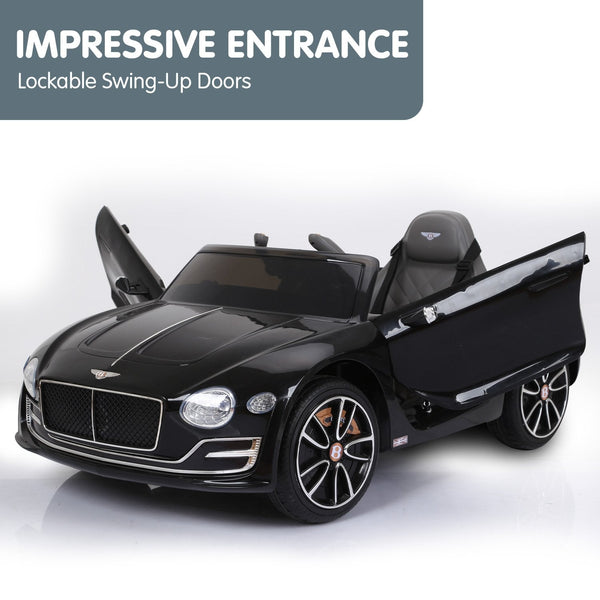 Bentley Exp 12 Licensed Speed 6E Electric Kids Ride On Car Black Kids Ride On Toys