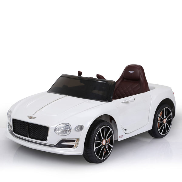 Bentley Exp 12 Speed 6E Licensed Kids Ride On Electric Car Remote Control White Kids Ride On Toys