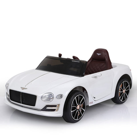 Bentley Exp 12 Speed 6E Licensed Kids Ride On Electric Car Remote Control White Kids Ride On Toys
