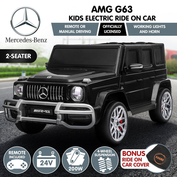Kahuna Mercedes Benz Amg G63 Kids Electric Two Seater Ride On Car With Remote Control Kids Ride On Toys