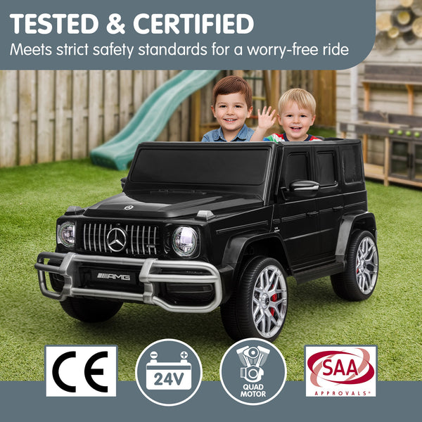 Kahuna Mercedes Benz Amg G63 Kids Electric Two Seater Ride On Car With Remote Control Kids Ride On Toys