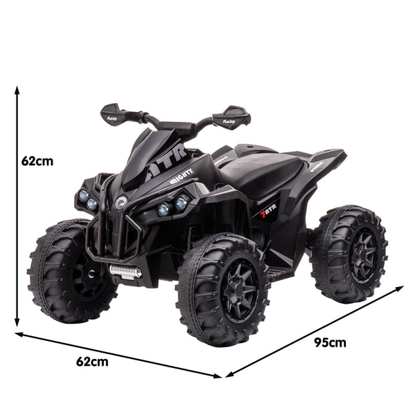 Kahuna Gts99 Kids Electric Ride On Quad Bike Toy Atv 50W Black Kids Ride On Toys