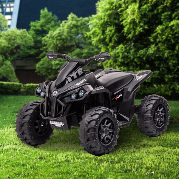 Kahuna Gts99 Kids Electric Ride On Quad Bike Toy Atv 50W Black Kids Ride On Toys