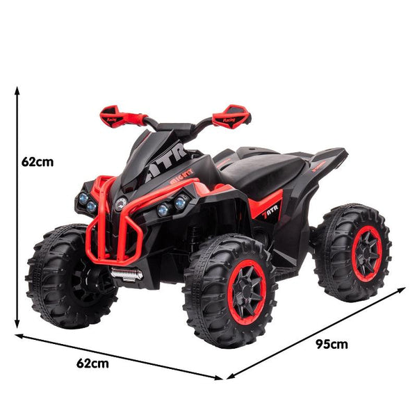 Kids Ride On Toys Kahuna Gts99 Kids Electric Ride On Quad Bike Toy Atv 50W Red
