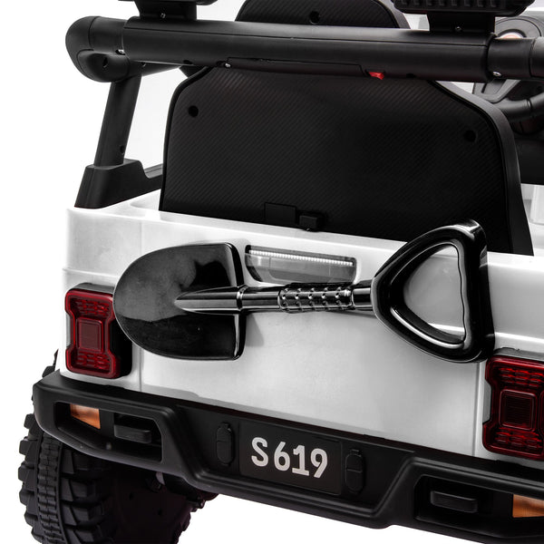 Kahuna S619 Gravity Kids Electric Ride On Car White Kids Ride On Toys