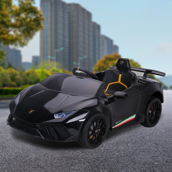 Kahuna Lamborghini Performante Kids Electric Ride On Car Remote Control Black Kids Ride On Toys