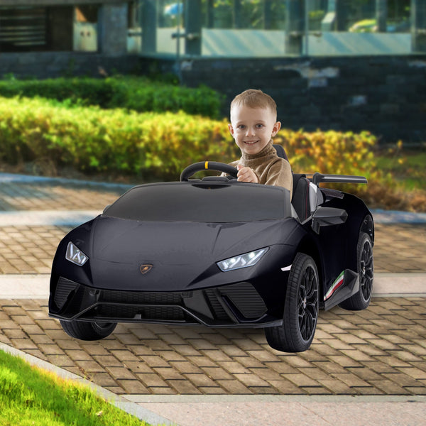 Kahuna Lamborghini Performante Kids Electric Ride On Car Remote Control Black Kids Ride On Toys
