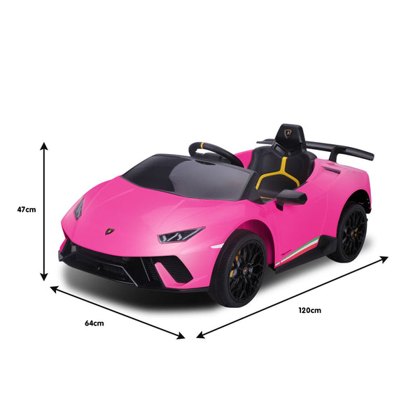 Kahuna Lamborghini Performante Kids Electric Ride On Car Remote Control By Pink Kids Ride On Toys