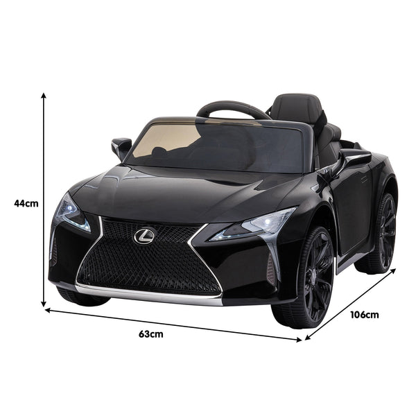 Kahuna Licensed Lexus Lc 500 Kids Electric Ride On Car Black Kids Ride On Toys