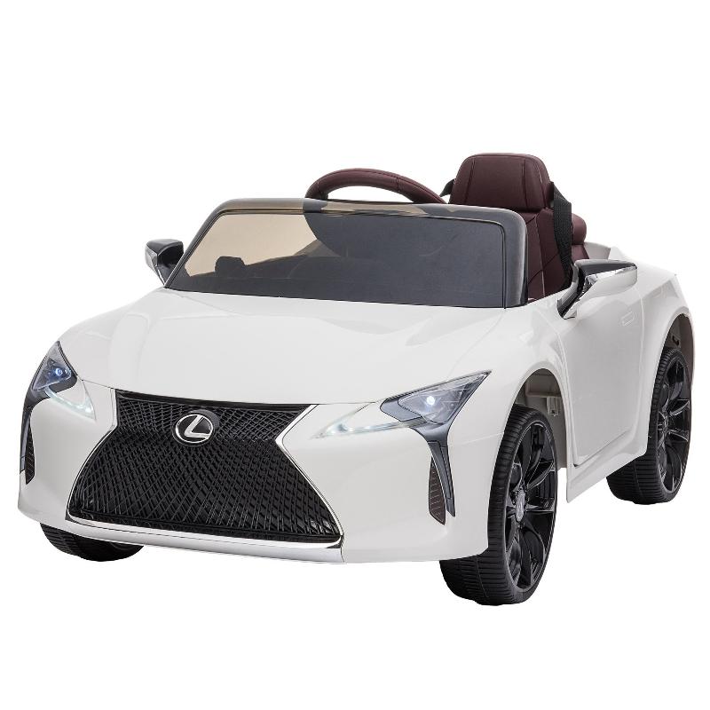 Kahuna Licensed Lexus Lc 500 Kids Electric Ride On Car White Kids Ride On Toys