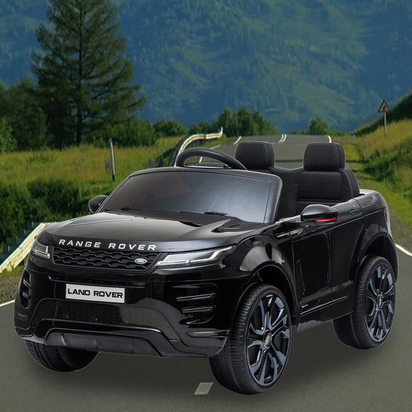 Kahuna Land Rover Licensed Kids Electric Ride On Car Remote Control Black Kids Ride On Toys