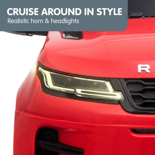 Kahuna Land Rover Licensed Kids Electric Ride On Car Remote Control Red Kids Ride On Toys