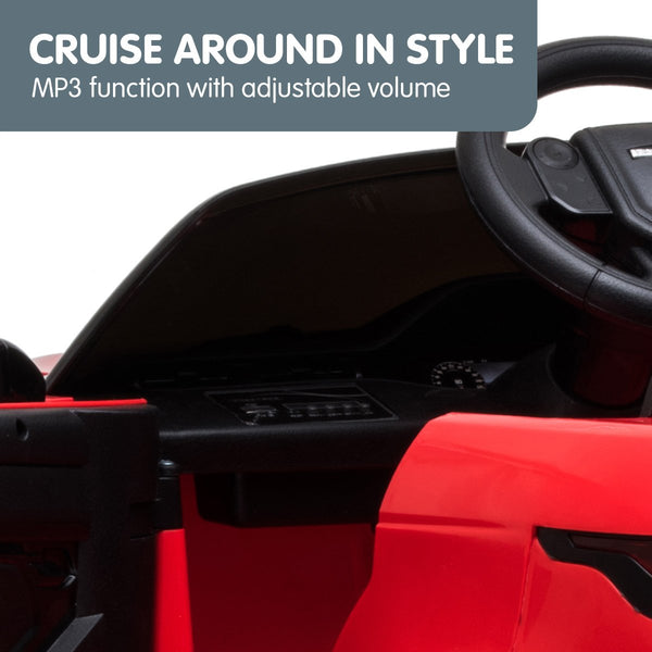 Kahuna Land Rover Licensed Kids Electric Ride On Car Remote Control Red Kids Ride On Toys