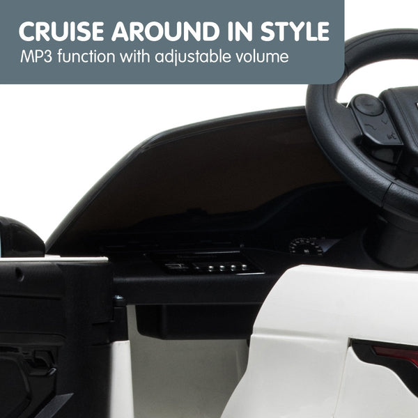 Kahuna Land Rover Licensed Kids Electric Ride On Car Remote Control White Kids Ride On Toys