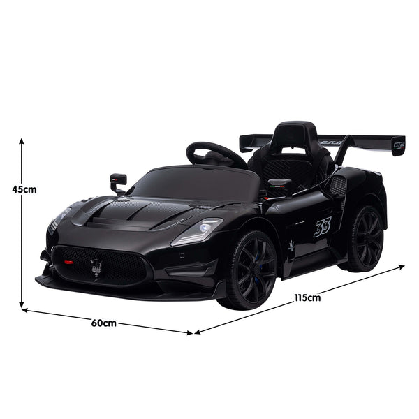 Kahuna Maserati Mc20 Gt2 Licensed Electric Kids Ride On Race Car Black Kids Ride On Toys