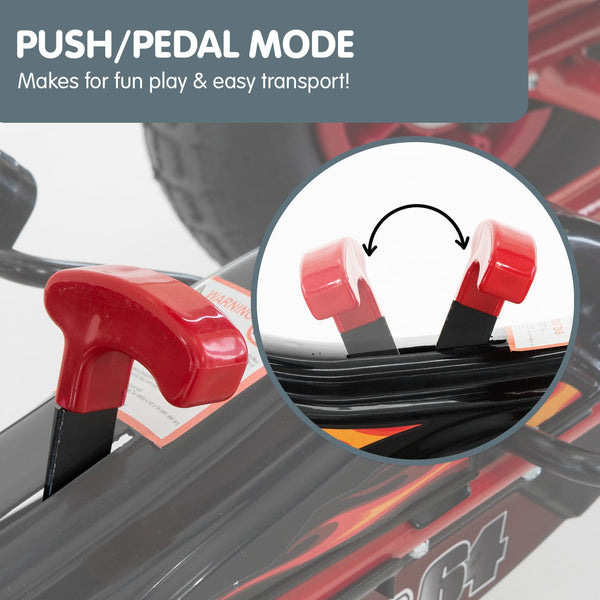 Kahuna G95 Kids Pedal Powered Go Kart Ride On Toy Red Kids Ride On Toys