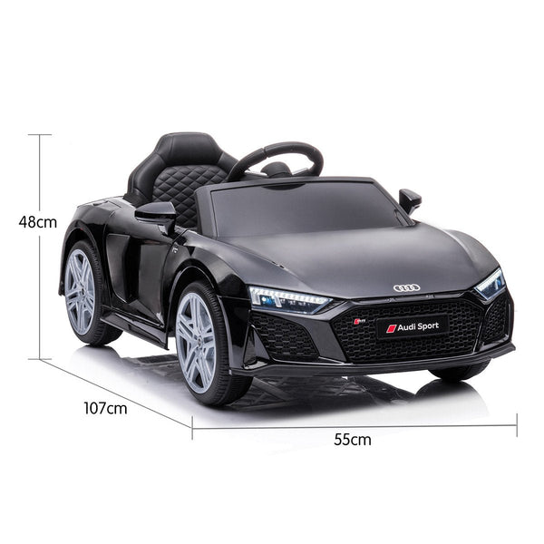 Kahuna Audi Sport Licensed Kids Electric Ride On Car Remote Control Black Kids Ride On Toys