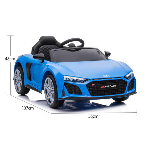 Kahuna Audi Sport Licensed Kids Electric Ride On Car Remote Control Blue Kids Ride On Toys