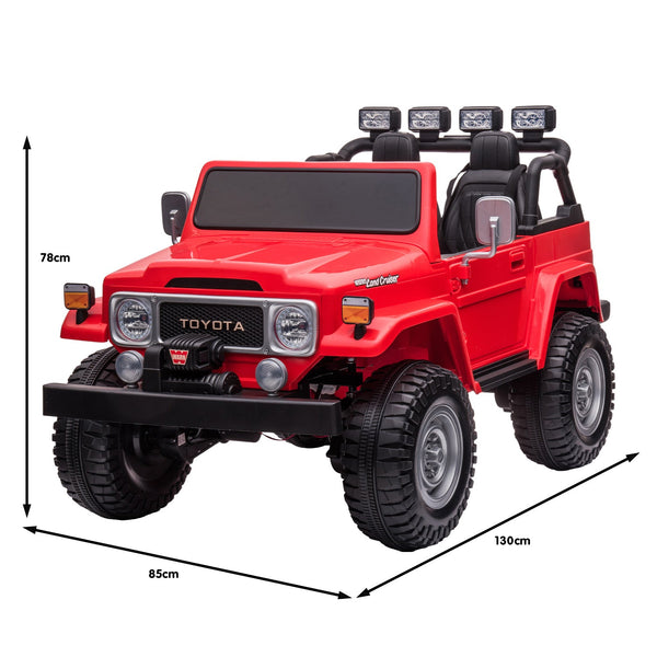 Kahuna Licensed Toyota Fj 40 Electric Kids Ride On Car Red Kids Ride On Toys