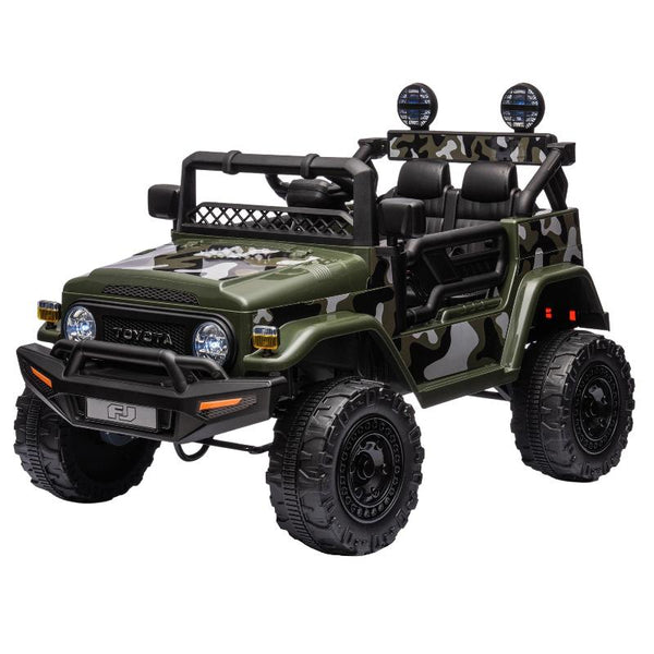 Kahuna Authorised Toyota Fj Cruiser Kids Electric Ride On Car Green Kids Ride On Toys