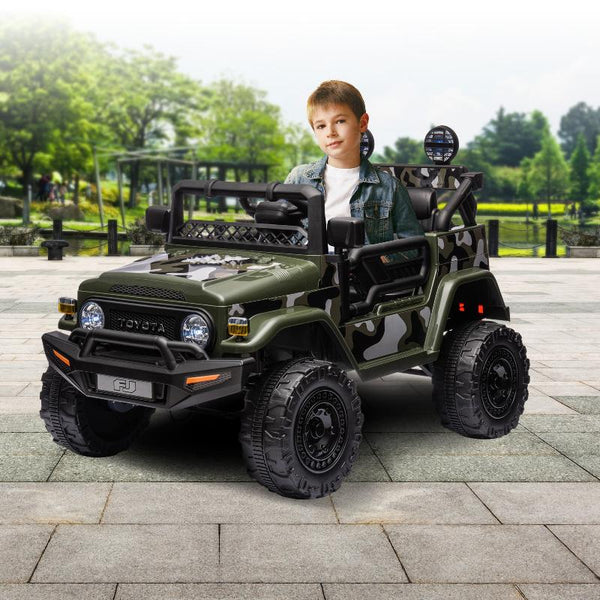 Kahuna Authorised Toyota Fj Cruiser Kids Electric Ride On Car Green Kids Ride On Toys