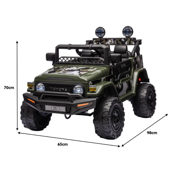 Kahuna Authorised Toyota Fj Cruiser Kids Electric Ride On Car Green Kids Ride On Toys