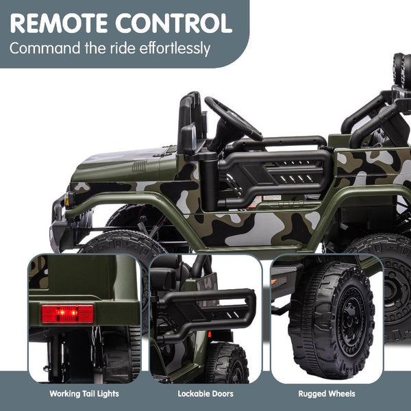 Kahuna Authorised Toyota Fj Cruiser Kids Electric Ride On Car Green Kids Ride On Toys