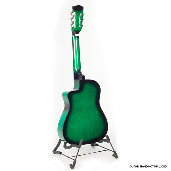 Childrens Acoustic Guitar Kids Musical Instrument Green Acoustic Guitars