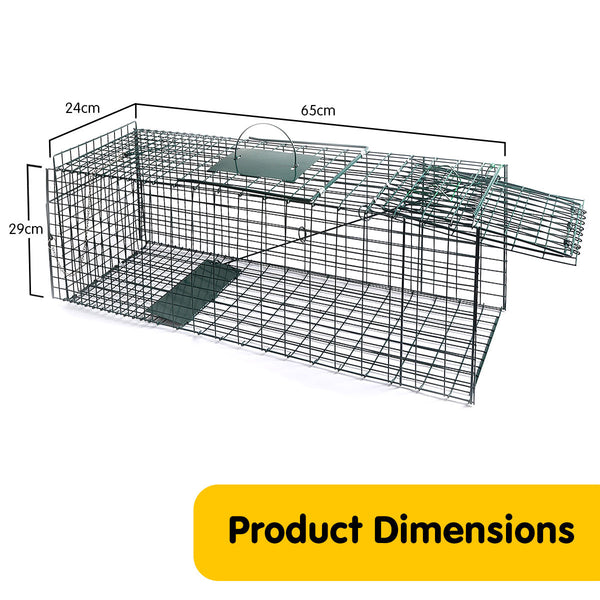 Klika Humane Live Animal Trap Folding Cage For Small Pets Possum Rat Rabbit Hare Small Animal Cages & Hutches