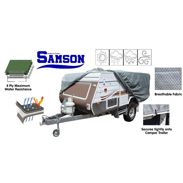 Samson Heavy Duty Trailer Camper Cover 14 16Ft Caravan Covers