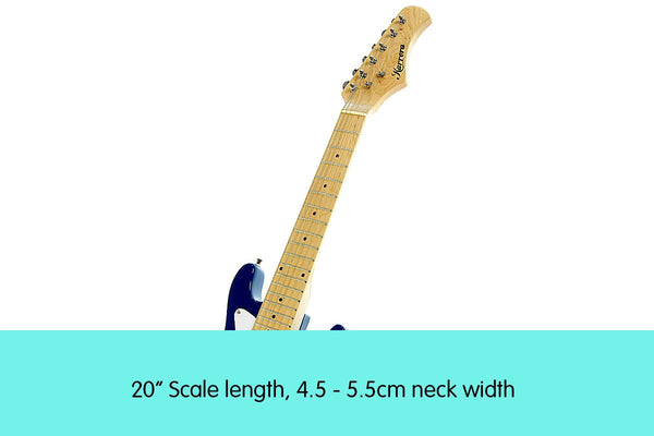 Electric Childrens Kids Guitar Musical Instrument Blue Electric Guitars