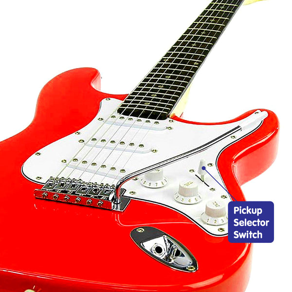 Karrera 39In Electric Guitar Musical Instrument Red Electric Guitars