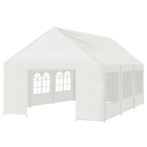 Wallaroo 6X6m Outdoor Event Marquee Gazebo Party Wedding Tent White Gazebos & Pergolas