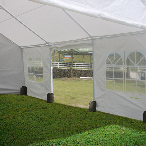 Wallaroo 6X6m Outdoor Event Marquee Gazebo Party Wedding Tent White Gazebos & Pergolas