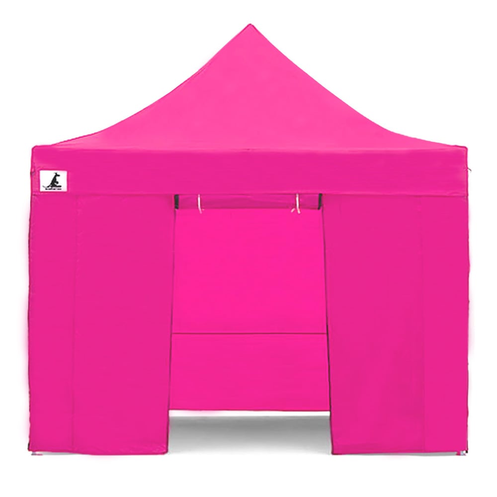 Gazebo Tent Marquee 3X3 Pop Up Outdoor Pink Gazebos & Pergolas