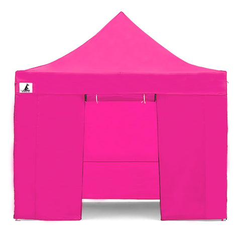 Gazebo Tent Marquee 3X3 Pop Up Outdoor Pink Gazebos & Pergolas